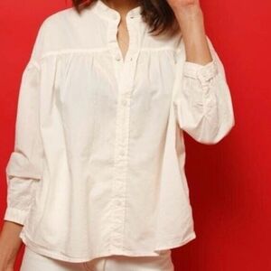 AE 77 Organic Cotton Poplin Blouse